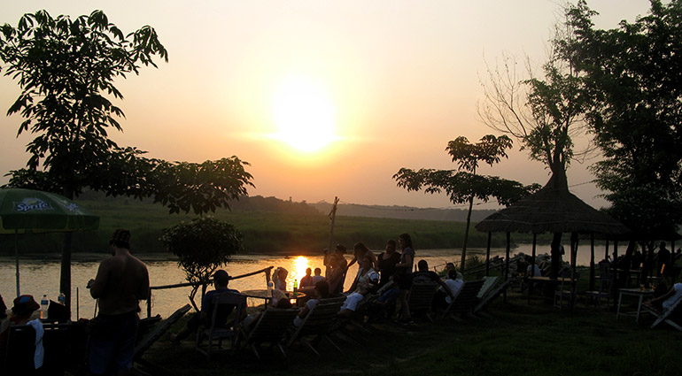 Sunset view from Rapti River