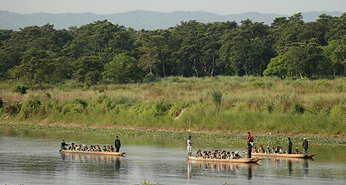 Canoe Ride at Rapti River